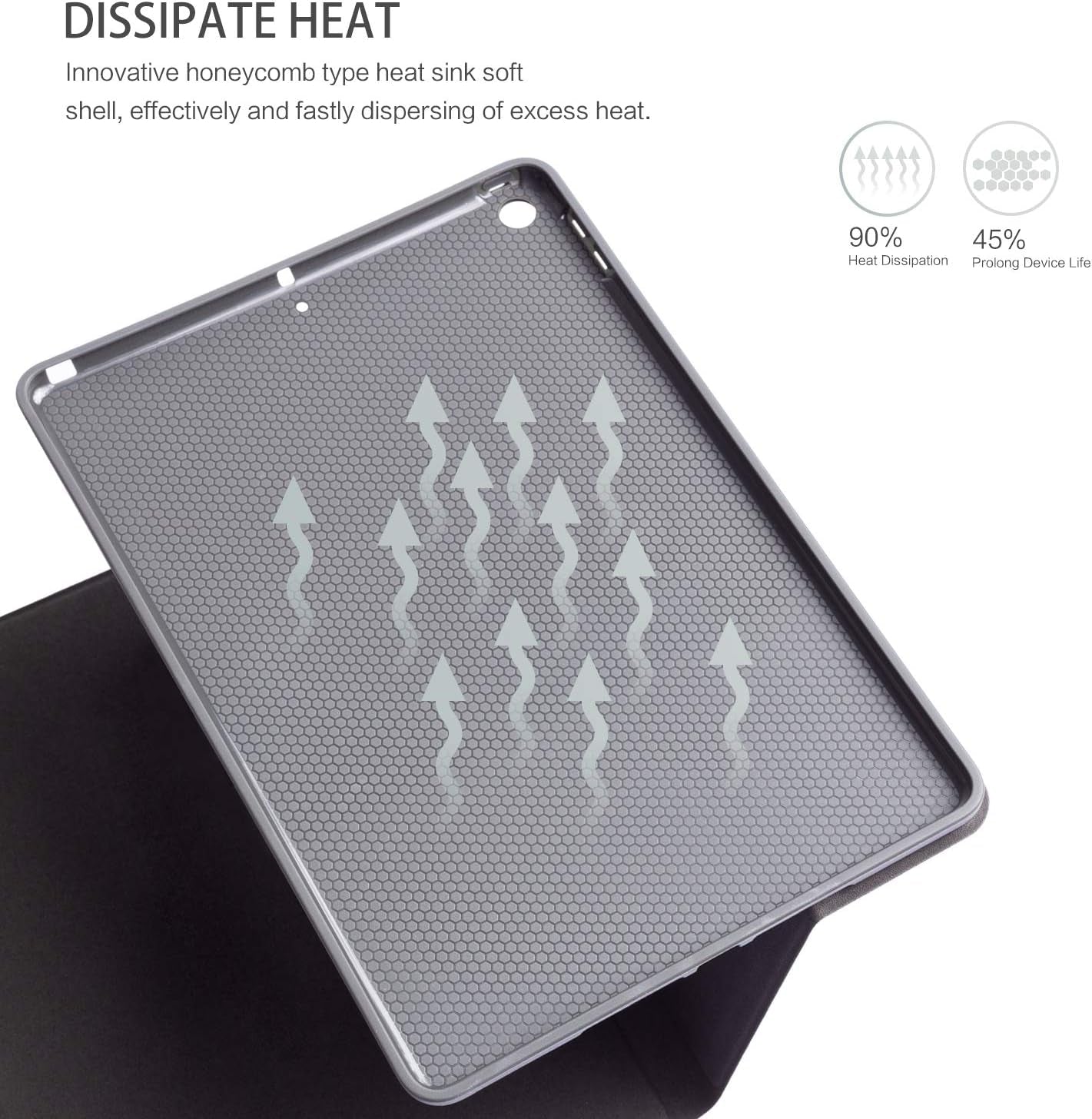 Case for Ipad 9Th Generation, for Ipad 8Th/7Th Generation Case, for Ipad Case 9Th Geneeration 10.2 Inch Multi-Angle Viewing with Adjustable Stand Auto Wake Sleep Function, Colored Art Bubbles