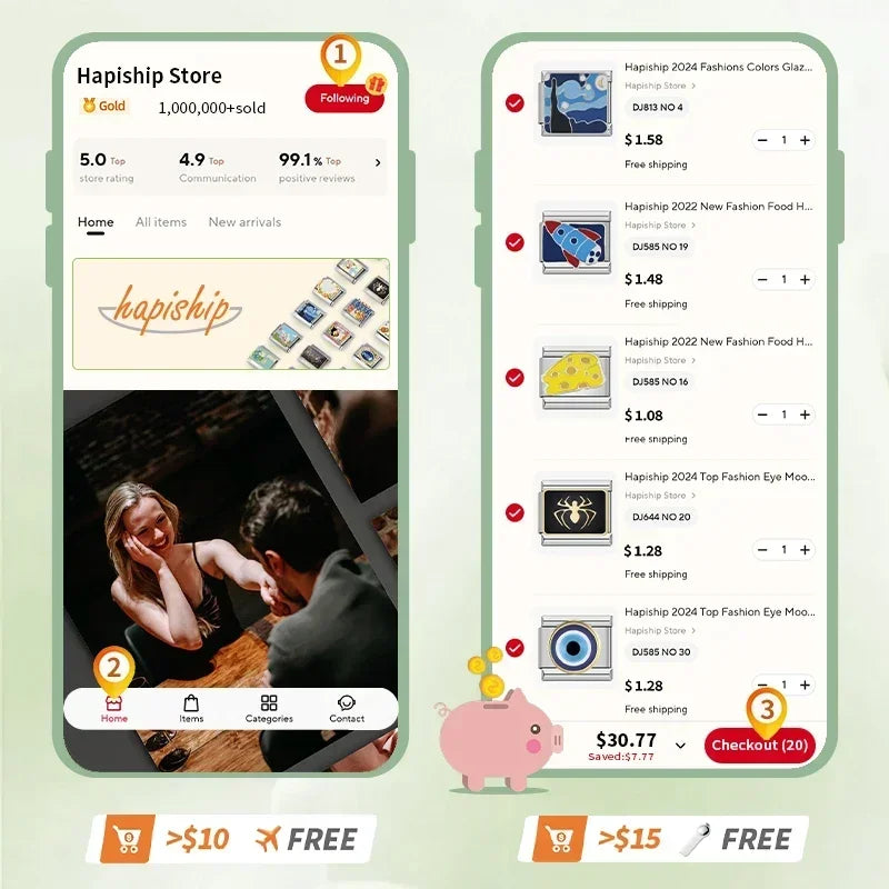 New Women'S Jewelry 9Mm Width Itanlian Elastic Charm Bracelet Fashion Stainless Steel Bangle ST-