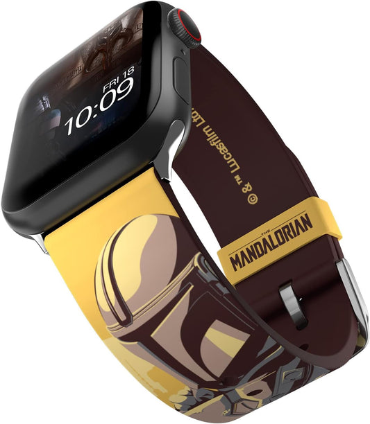 Star Wars: the Mandalorian Officially Licensed Smartwatch Band (Watch Not Included)
