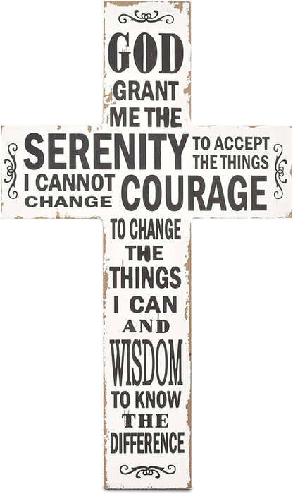 Crucifix (5 Inch, White Black)