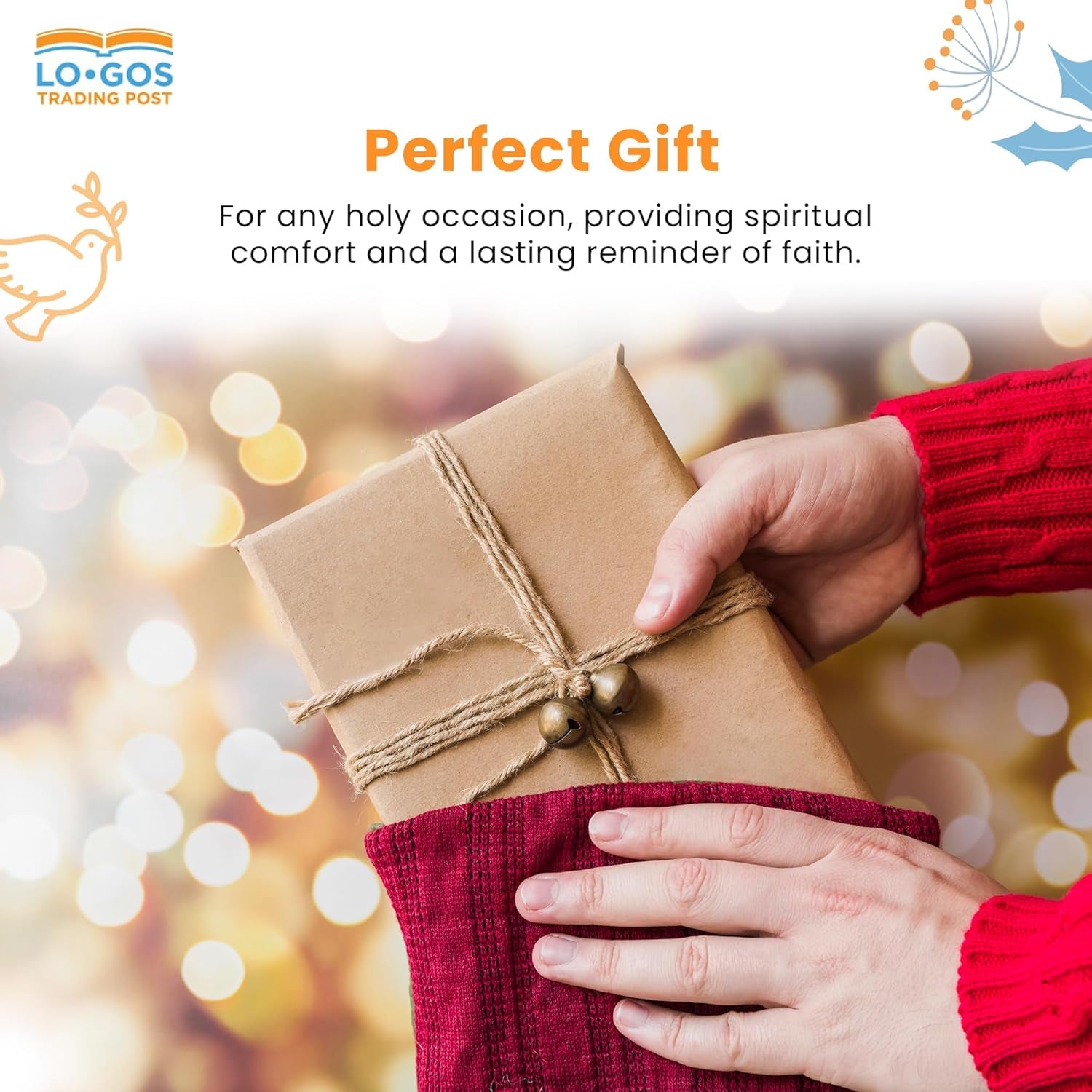 Deluxe Holding Cross Prayer Cross for Hand W/ Gift Box - Holy Land Olive Wood Cross - Large Comfort Cross Pocket Cross, Meditation Booklet & Authenticity Certificate - Christian Gift for Prayer