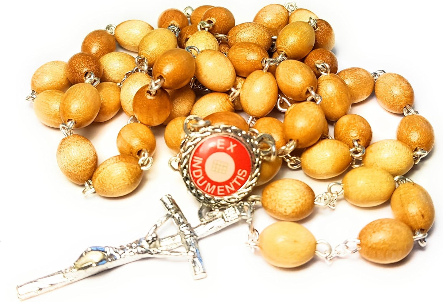 3Rd Class Relic Rosary Saint Charbel Sharbel Makhlouf Maronite Monk and Priest from Lebanon Prayer for Healing (Wooden)