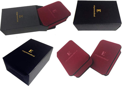 Handmade Gold Ladder to Heaven Garnet Beads Catholic Rosary Crucifix Necklace Box